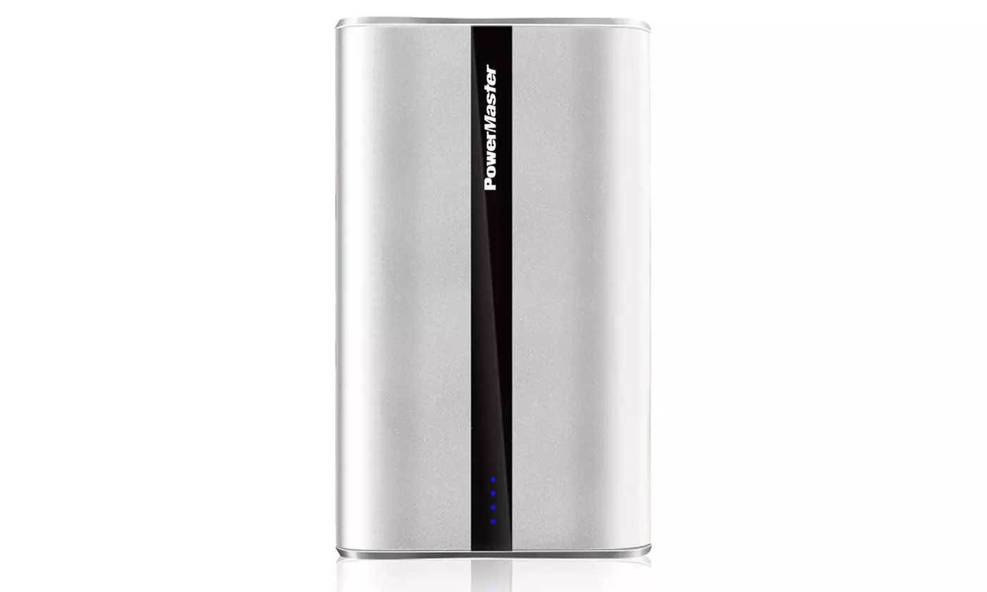 PowerMaster 20,000mAh LED Triple-USB Power Bank with Smart Charging