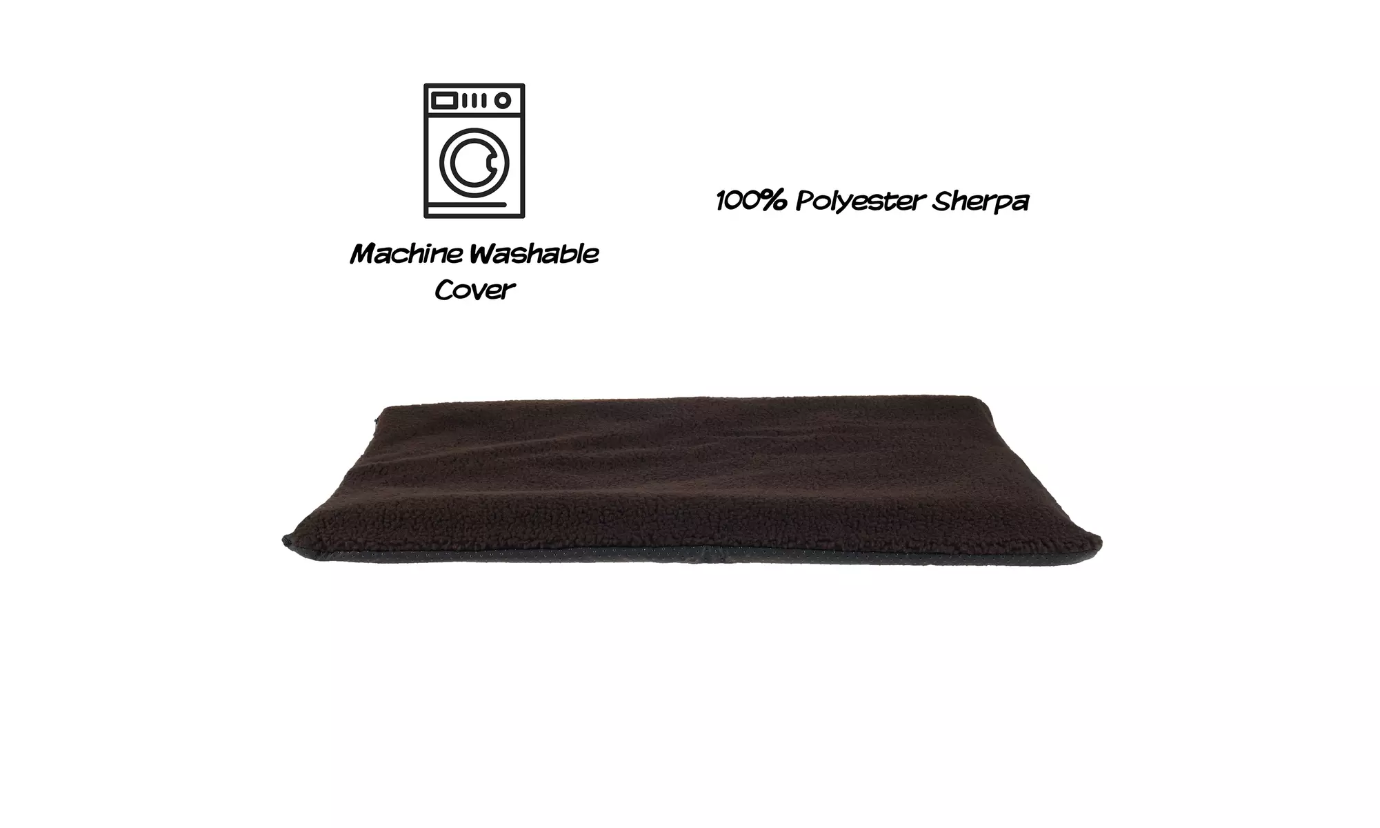 Self Warming Thermal Pet Crate Pad Cats Dogs Washable Cover