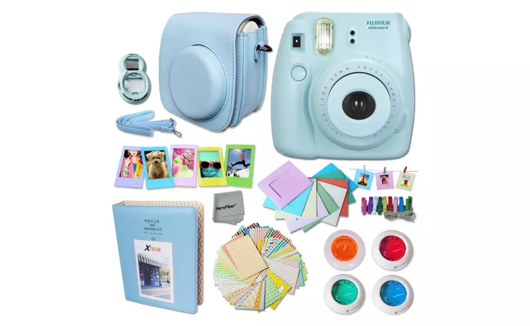 FujiFilm Instax Mini 8 Camera plus Accessories KIT - Primary Image