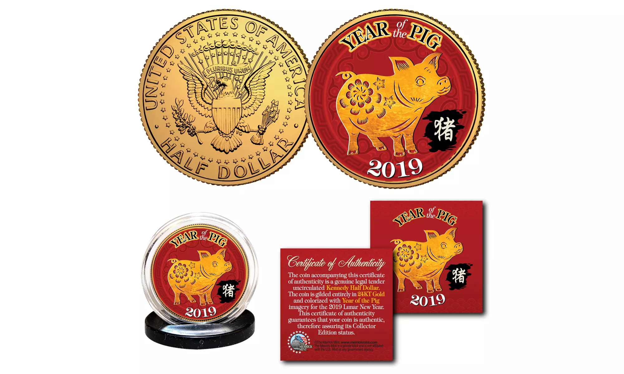 Chinese New Year Collectibles - Choose Coins or Bills by Lunar Year