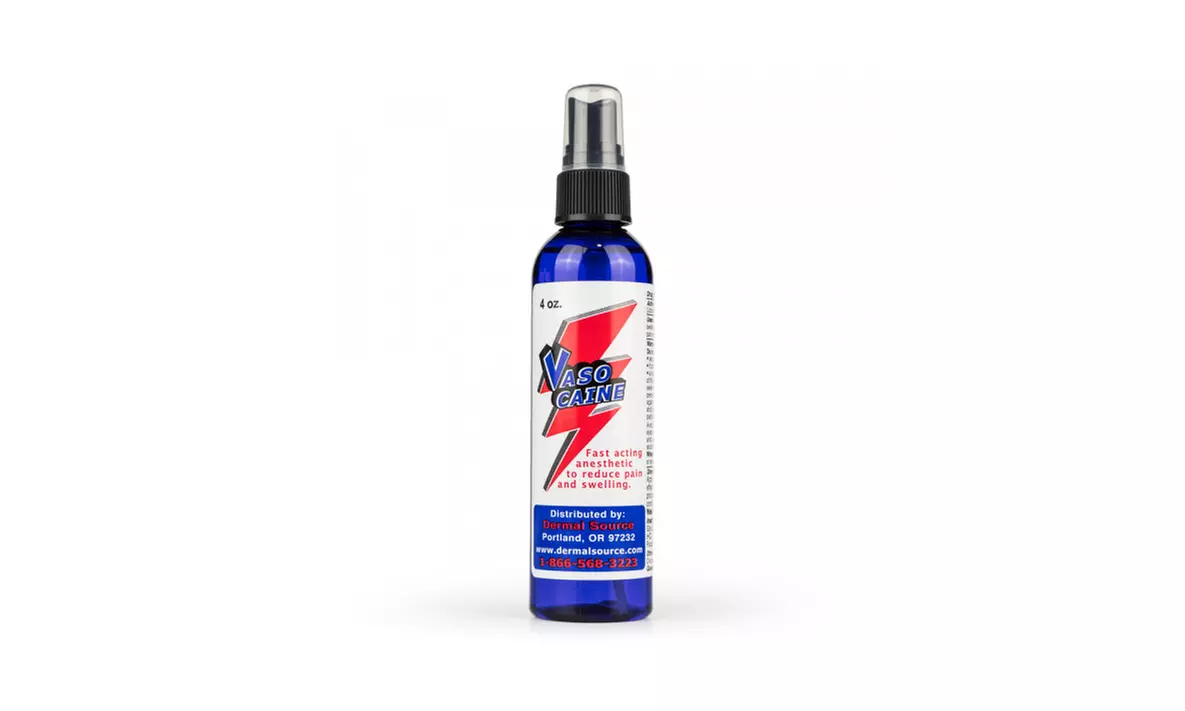 New Efficient Lidocaine Vasocaine Tattoo Numbing Topical Anesthetic Spray  - Primary Image