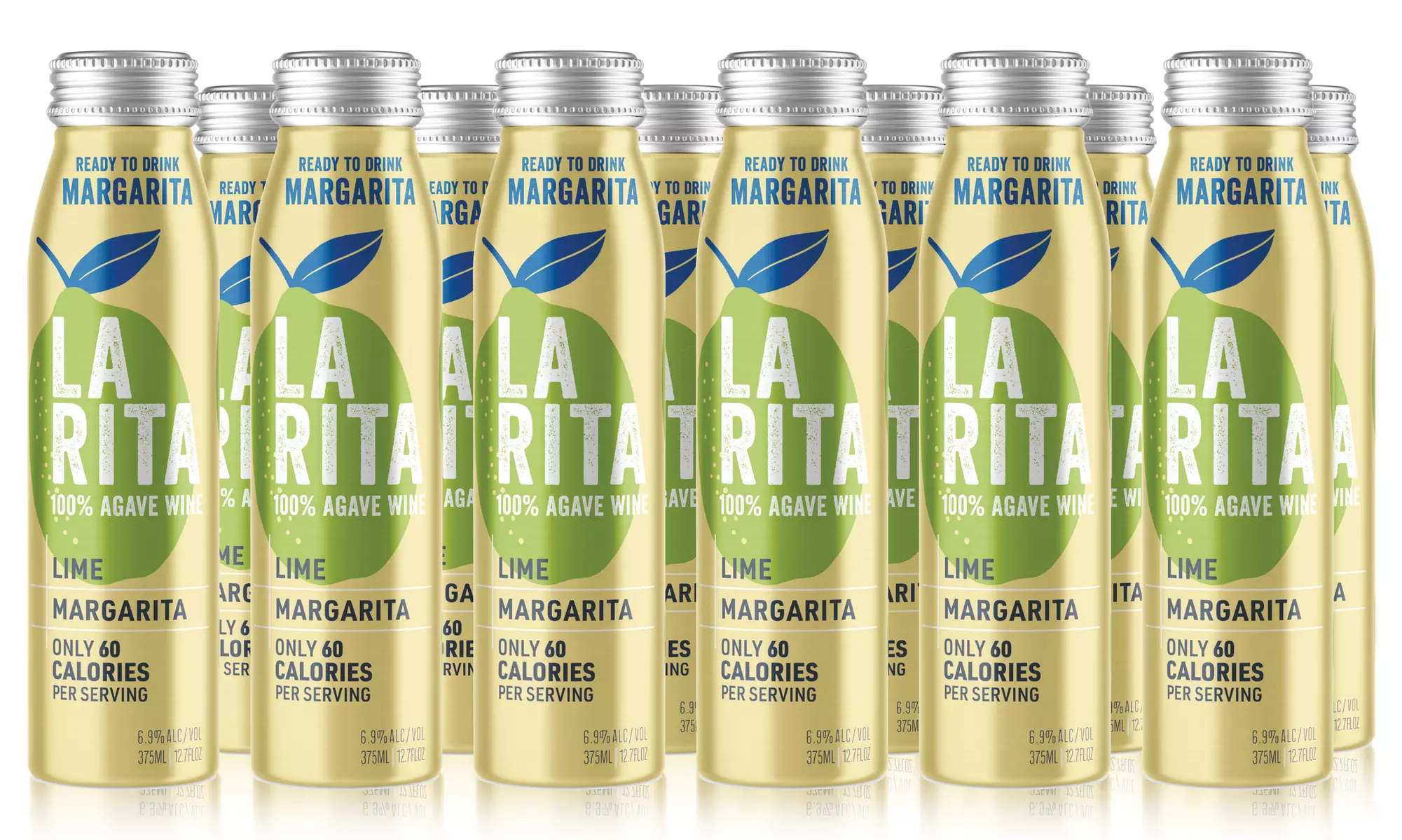 La Rita Lime or Strawberry Margarita Cocktail 12 Cans *Shipping Included* - Second Medium