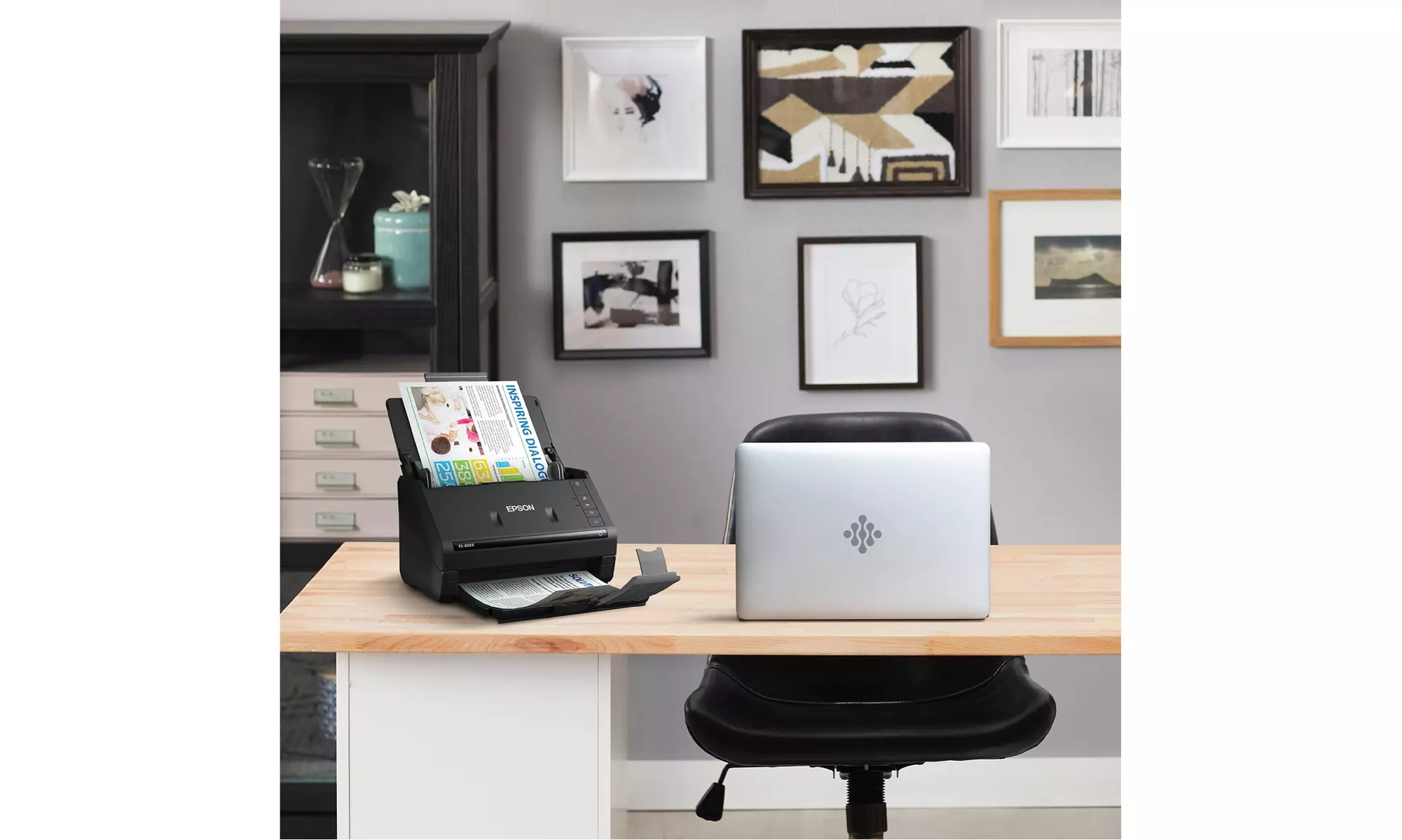 Epson Workforce ES-400 II Duplex Document Scanner for PC and Mac (Black)- New - Second Medium