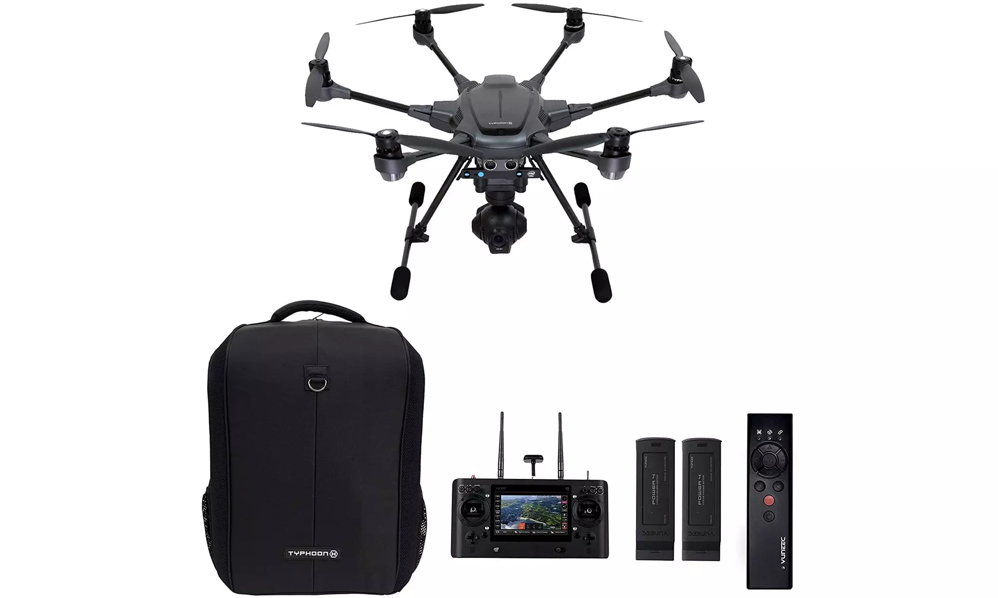 YUNEEC Typhoon H Hexacopter w/ GCO3Plus 4K Camera, Realsense Module -Refurbished - Primary Image
