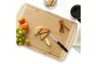 18"x12" Bamboo Wood Cutting Board Kitchen Butcher Carving Chopping Block 2-Tone - Second Medium