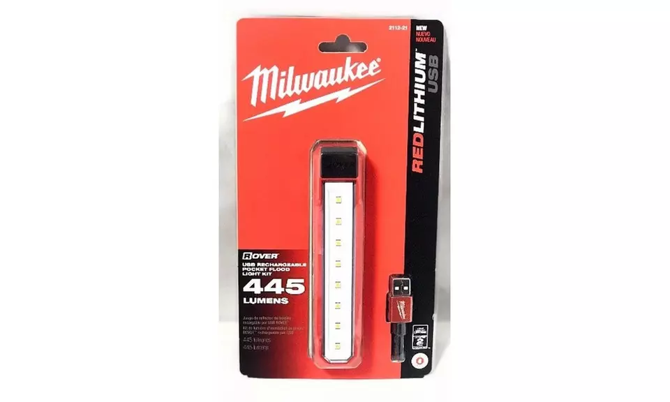 Milwaukee 2112-21 USB Rechargeable ROVER Pocket Flood Light - Second Medium