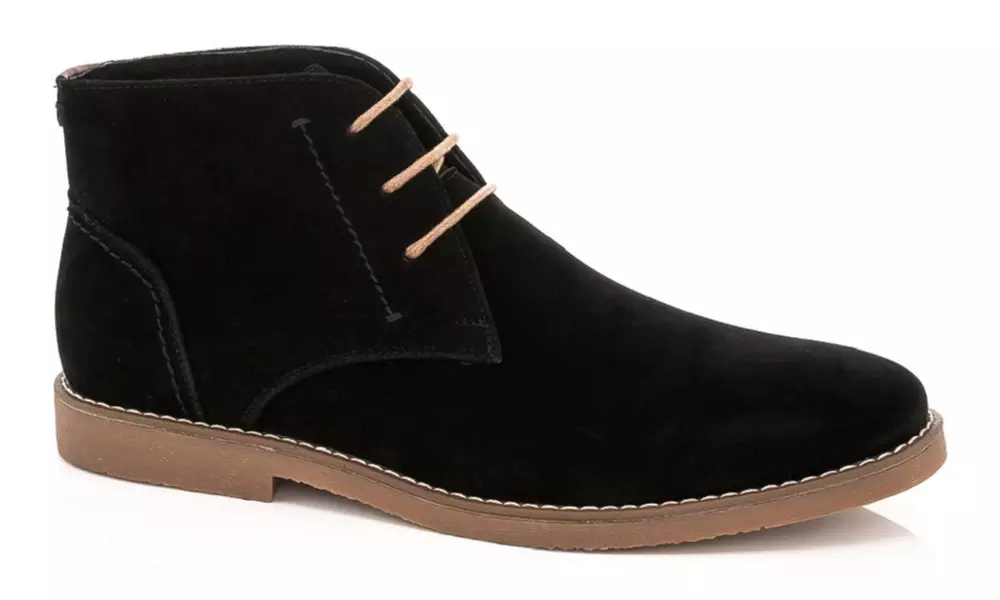 Adolfo Keith Men's Microsuede Chukka Boots 