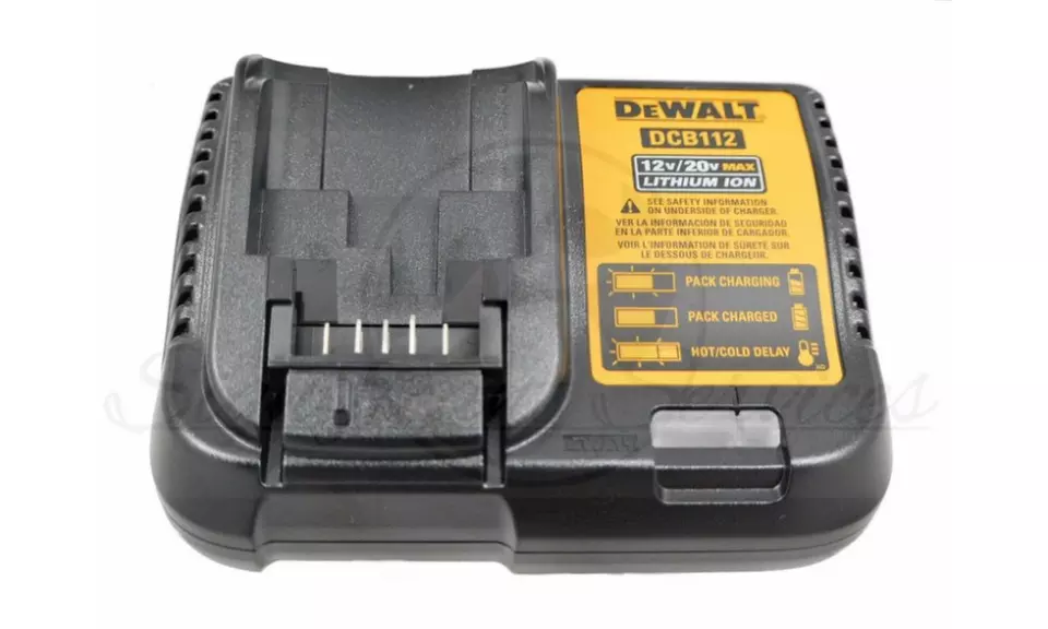 2 DeWALT DCB112 12V 20V Li ion Battery Charger replaces DCB107 DCB113 DCB115 - Primary Image