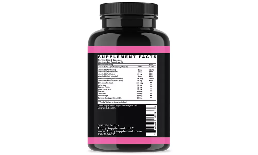 Angry Supplements Hot & Skinny Thermogenic Fat Melting Weight Loss Aid 