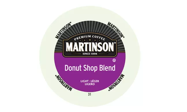 Martinson Donut Shop Single Serve Coffee Keurig K Cups, 24 or 96 Count - Primary Image