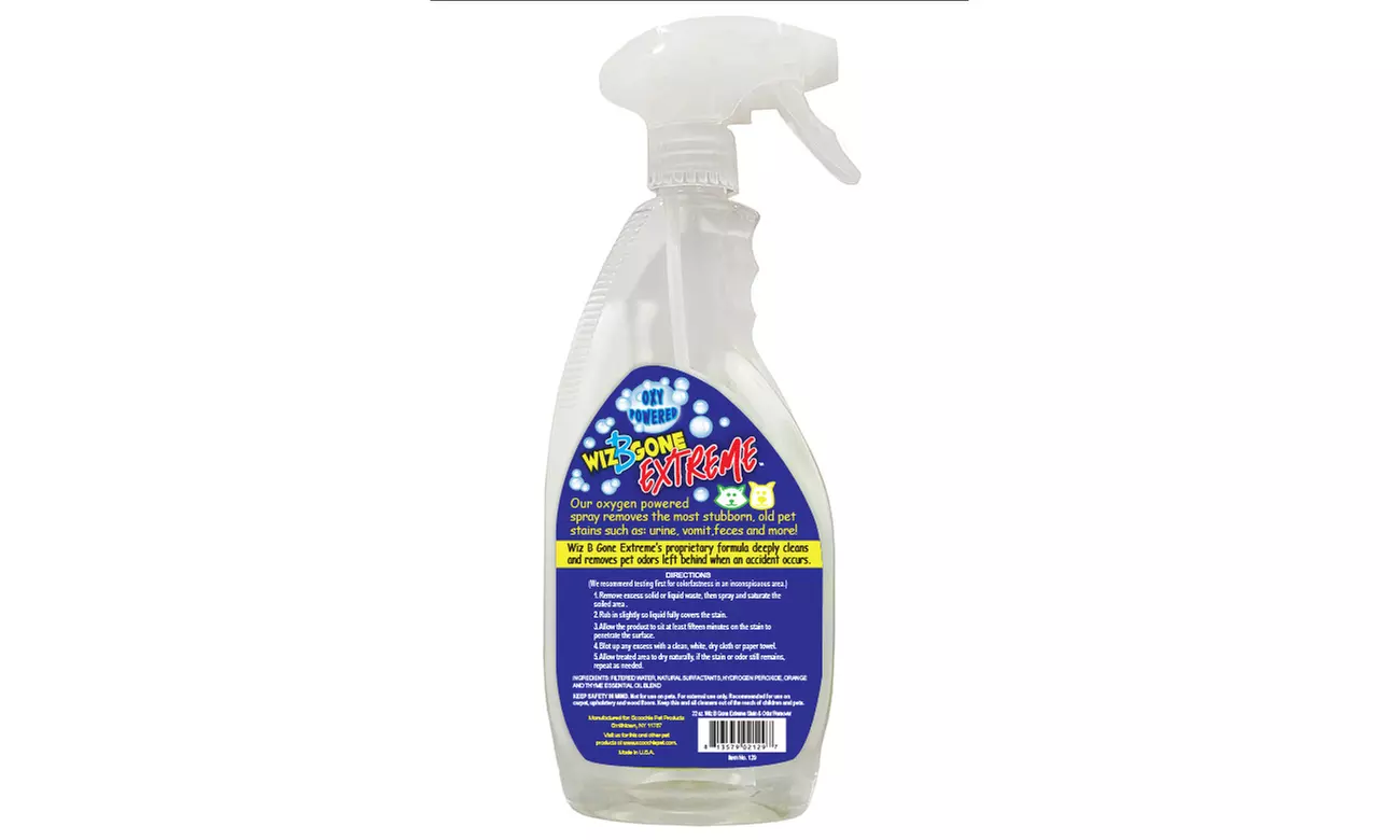Wiz B Gone EXTREME - Pet stain remover 22 oz bottle