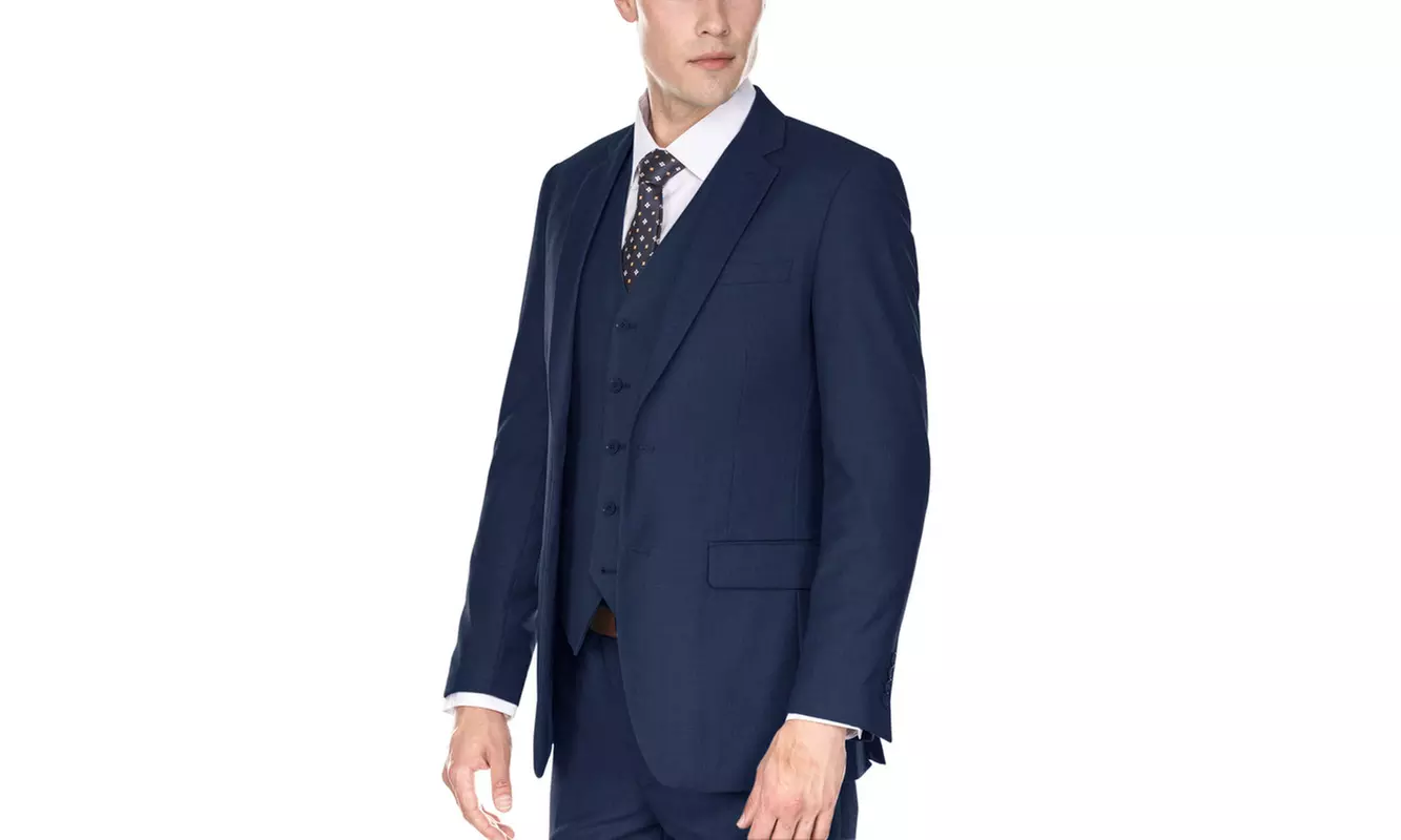 Men's Premium Slim Fit 3PC Suits (BLACK, NAVY, GREY, SLATE BLUE)