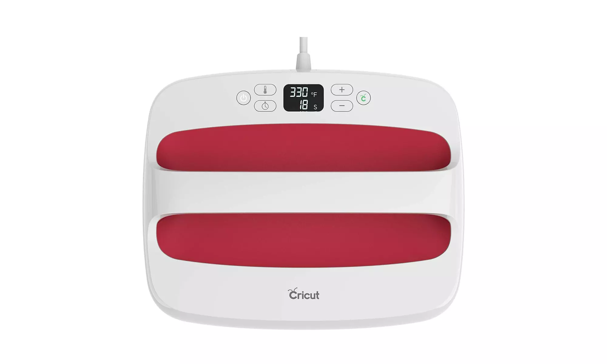 Cricut EasyPress 2 Heat Press Machine (Raspberry) w/ Sheets-Iron On Vinyl Bundle - Primary Image