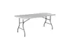 New Granite White Plastic Indoor Outdoor Folding  6' Portable Camping Tables