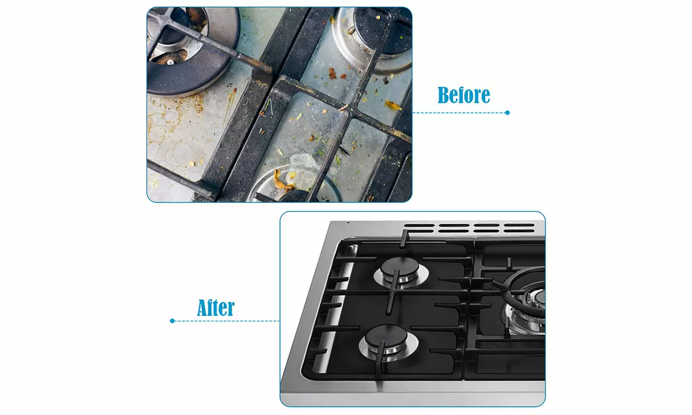 3Pcs/Set Reusable Gas Range Stove Burner Protectors Non Stick Washable Liners