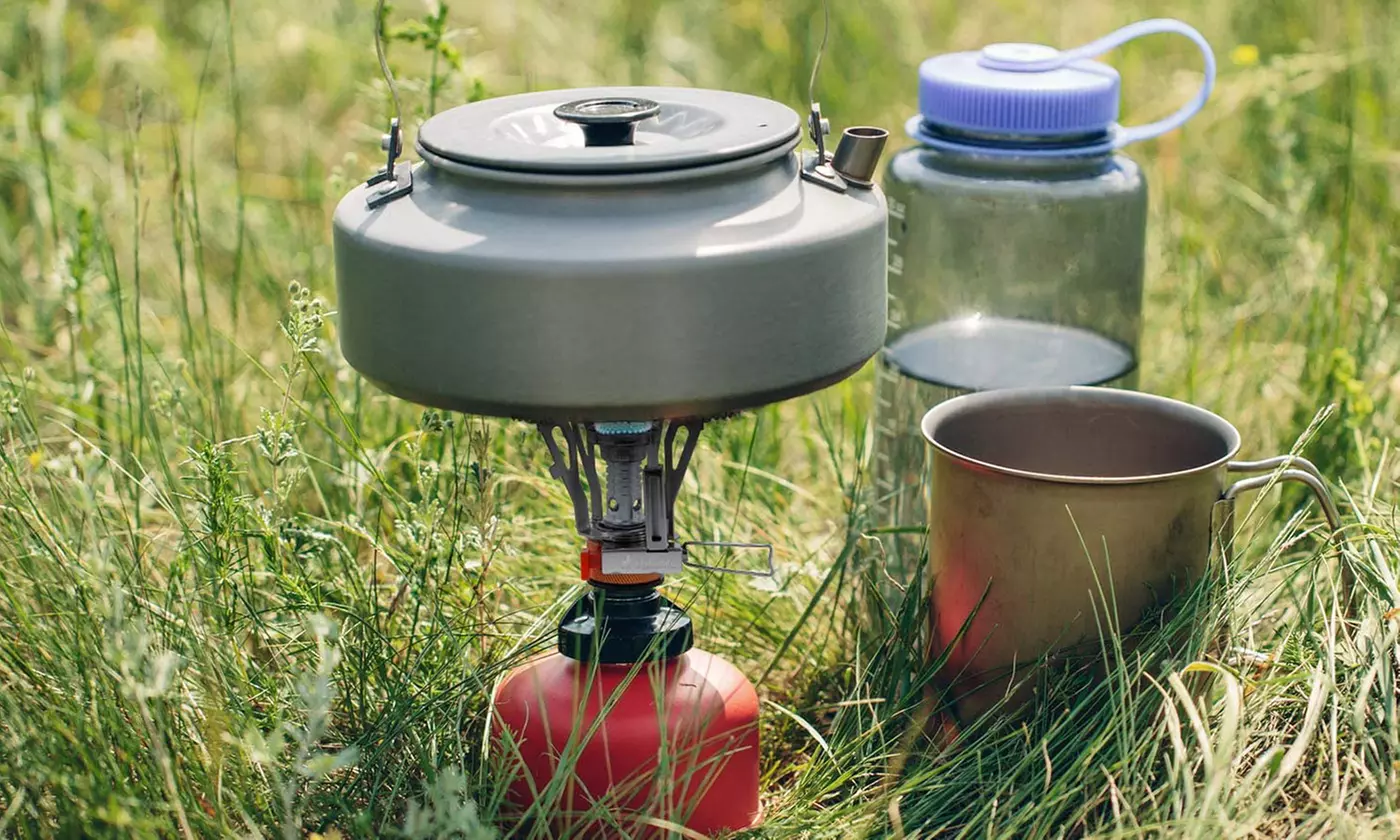 iMounTEK Portable Butane Gas Stove with Piezo Ignition and Burner