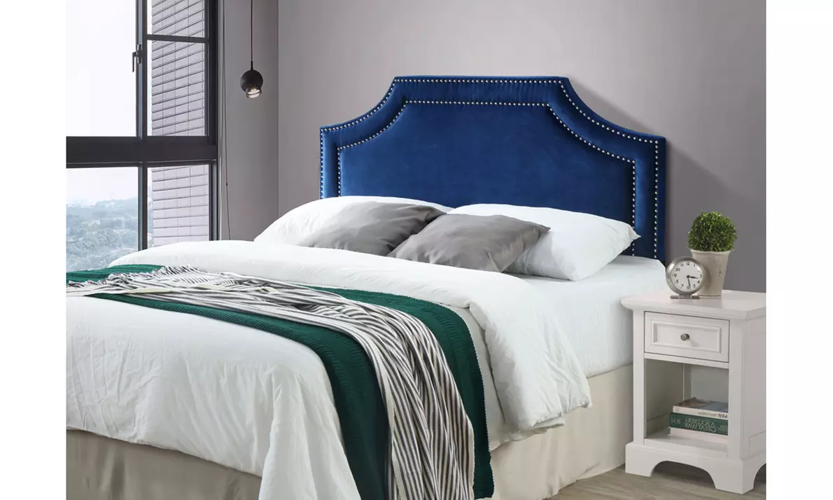 Avignon Contemporary Upholstered Headboard - Primary Image