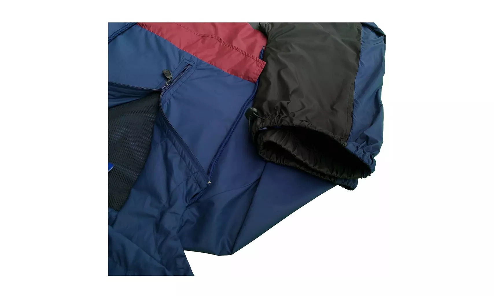 Men's 2-Piece light weight Windbreaker Suit Sauna GYM Set with Mesh Lining 