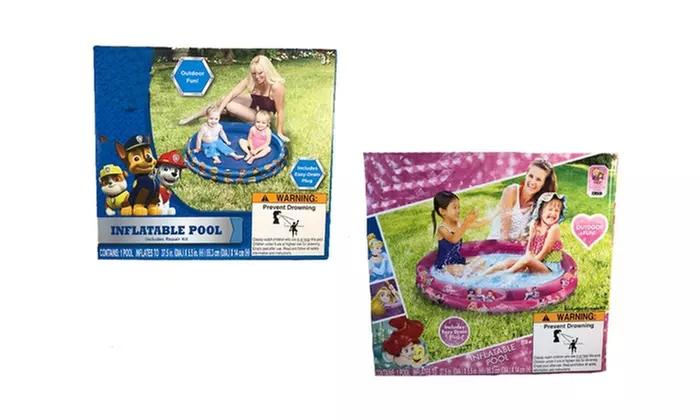 Inflatable Pool for Kids with Easy-Drain Plug - Primary Image