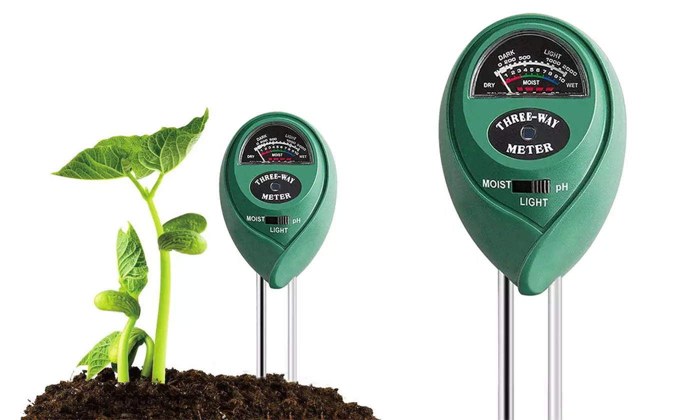 Digital PH Tester Sunlight Soil Moisture Meter Detector Plant Garden - Primary Image