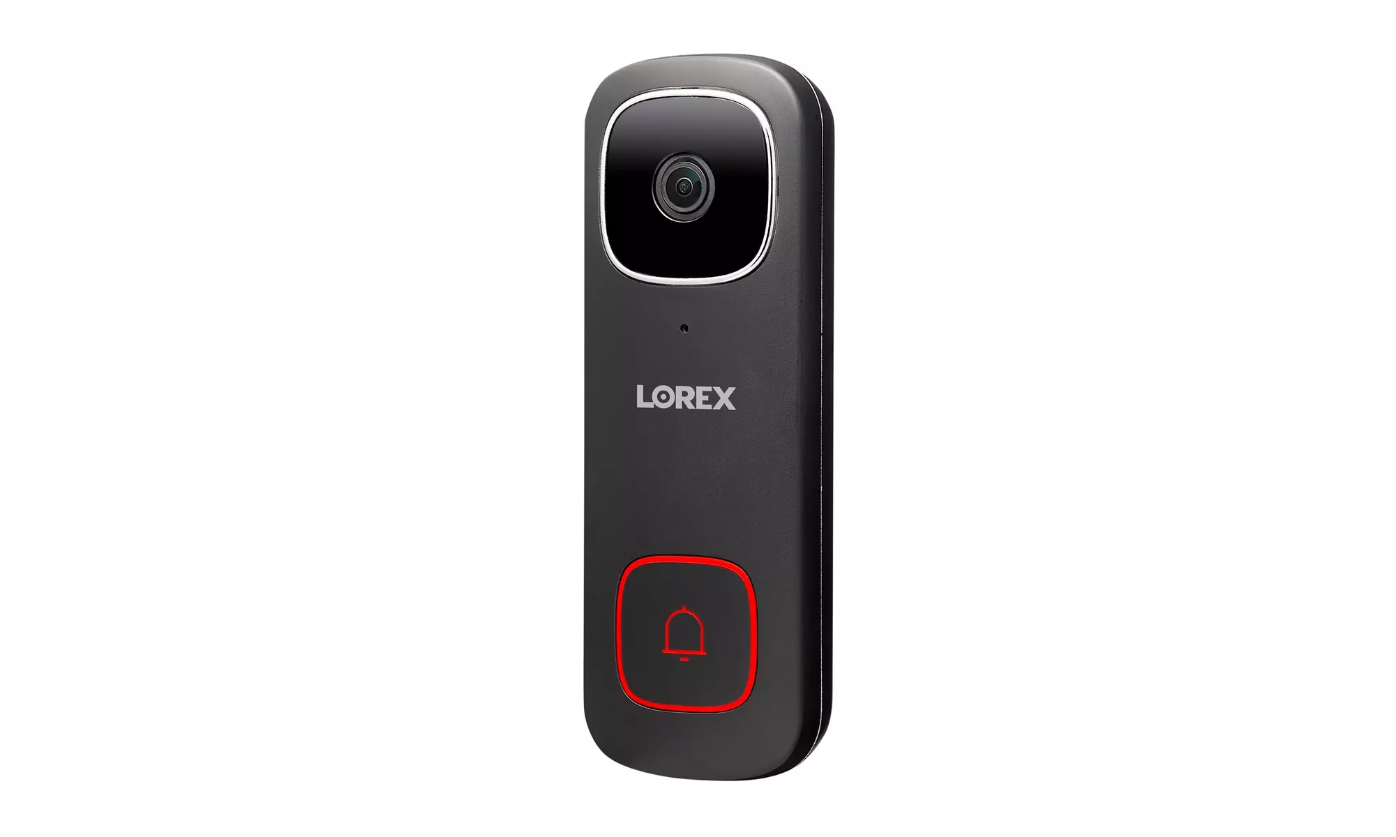 Lorex 2K Wired Video Doorbell (Black) with 64GB MicroSD Memory Card Bundle - Second Medium