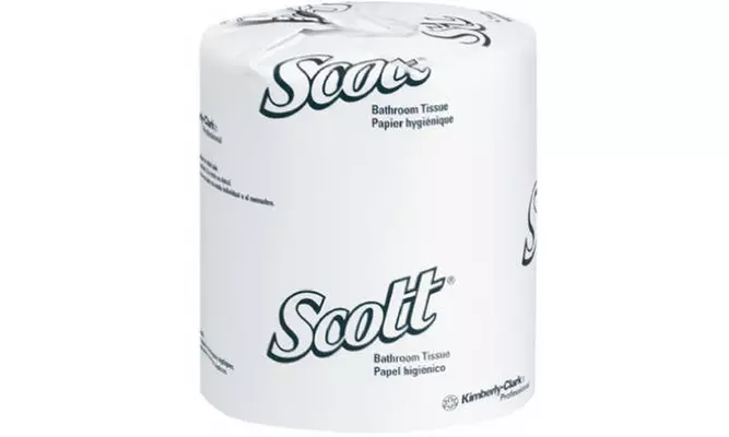 Scott 05102-80 White Bathroom Tissue 1210 Count Pack 80 - Primary Image