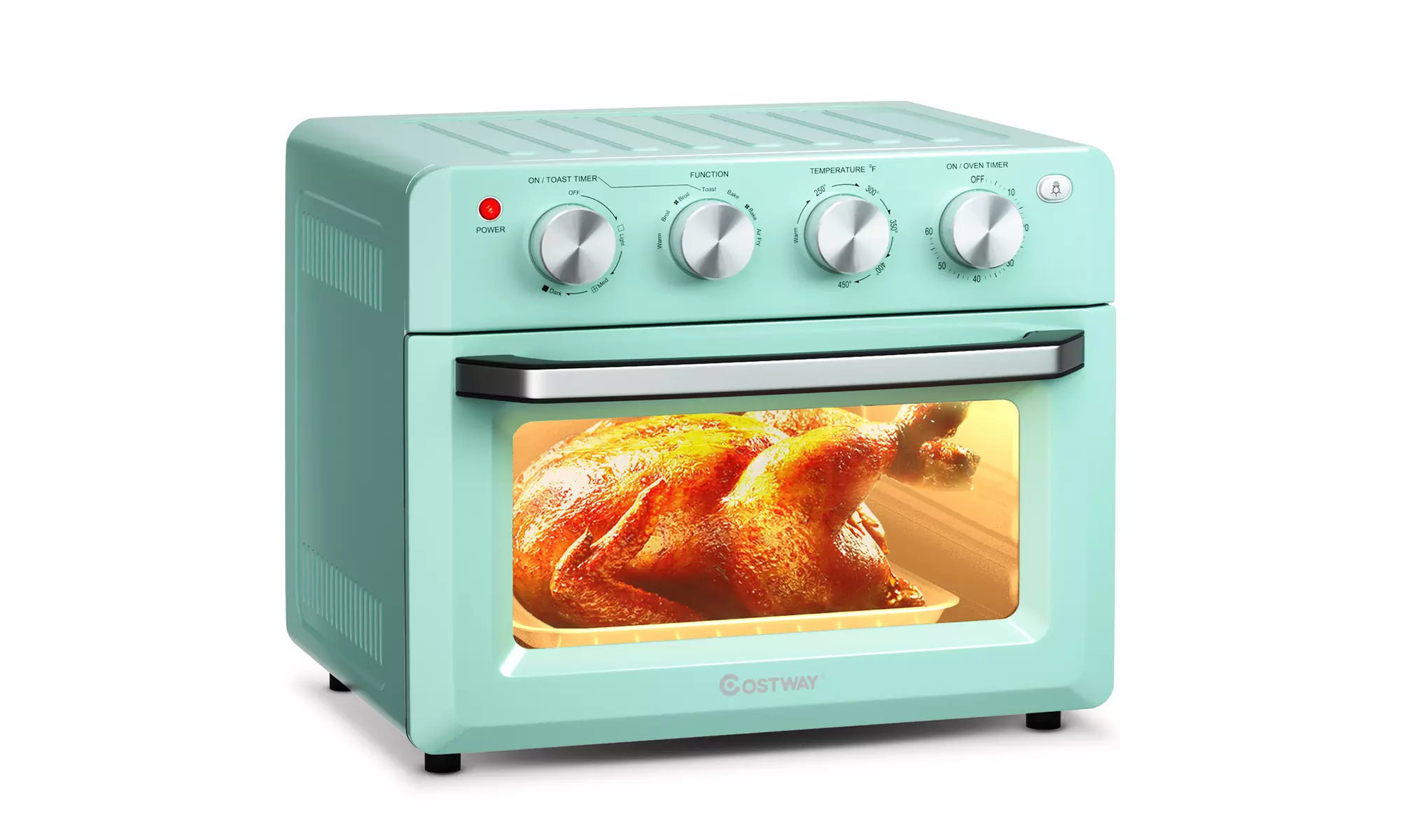 Costway Air Fryer Toaster Oven 19 QT Dehydrate Convection Ovens w/ 5 Accessories - Primary Image