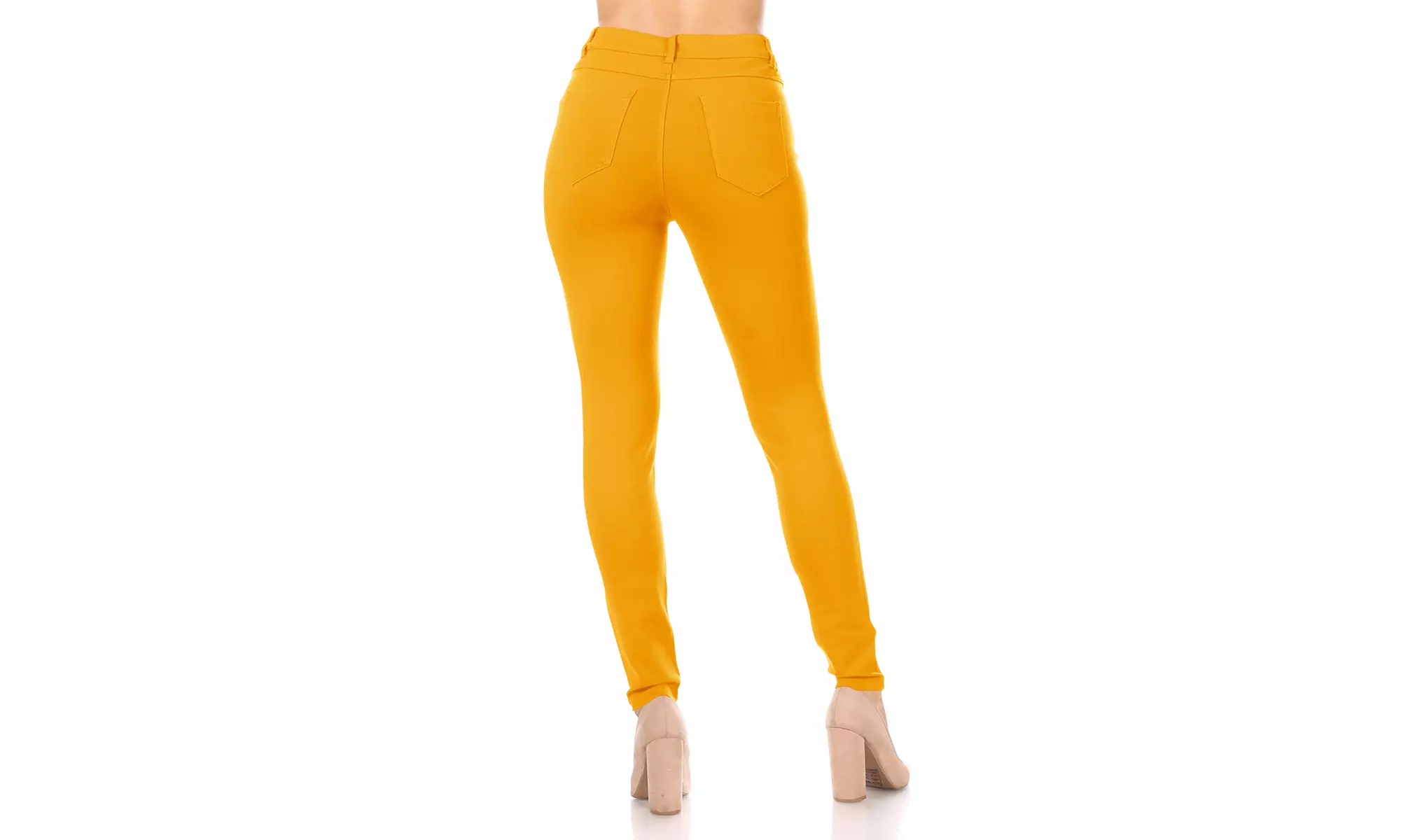 Women's Casual Skinny Ponte Mid-Rise Pants