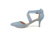 Journee Collection Womens Dara Faux Suede Cross Strap High Heels - Image 3