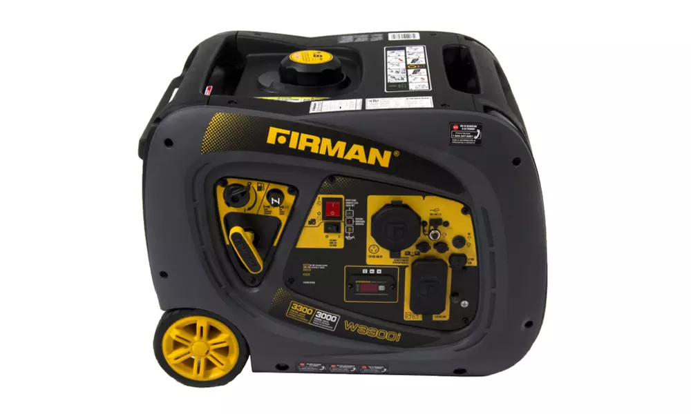 Firman W03081 3300/3000 Watt Gas Recoil Start RV Ready Inverter Generator - Primary Image