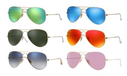 image for Ray-Ban Large Polarized Aviator Sunglasses - For Men and Women