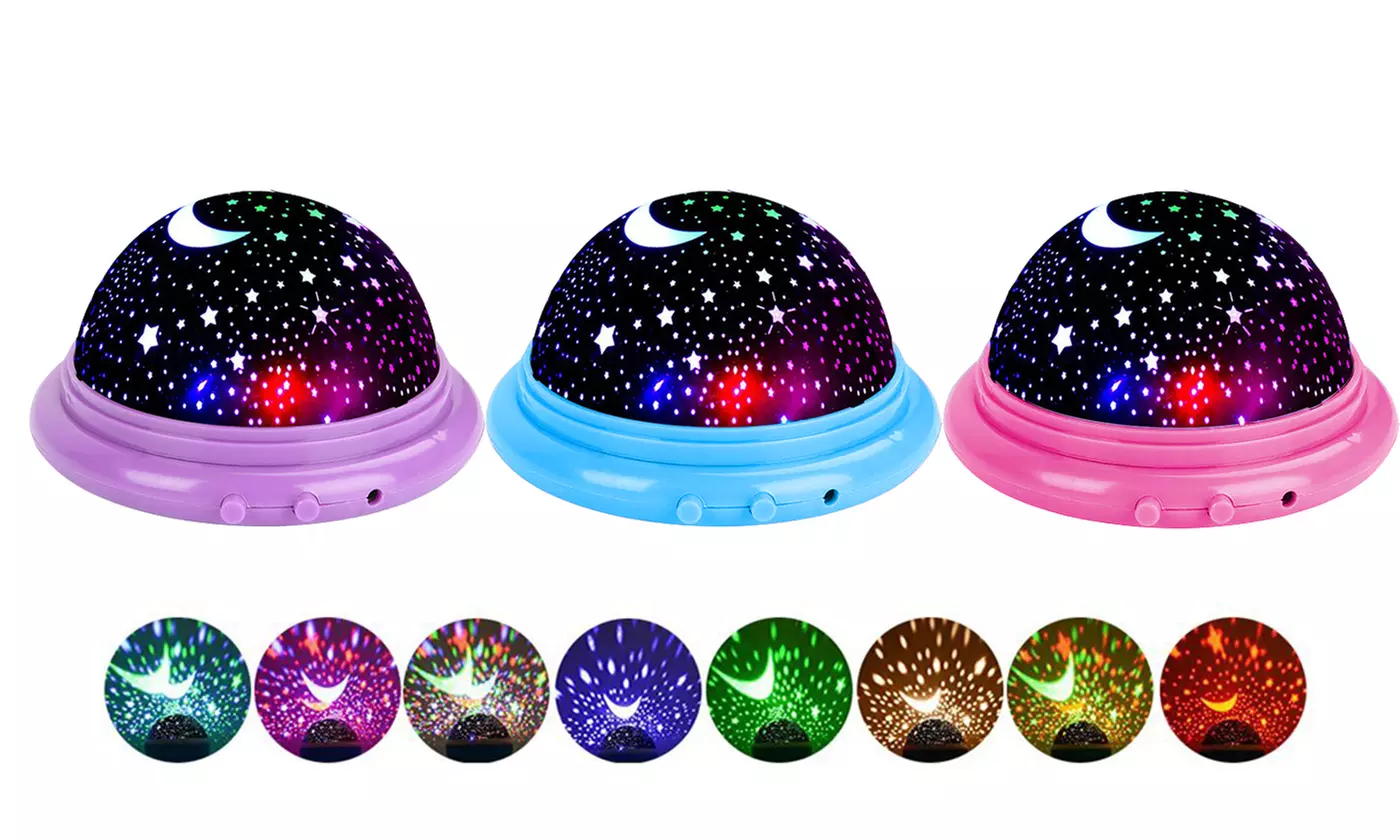 LED Night Light Stars Starry Sky Projector USB Nightlight-Lamp Kids Gifts - Primary Image