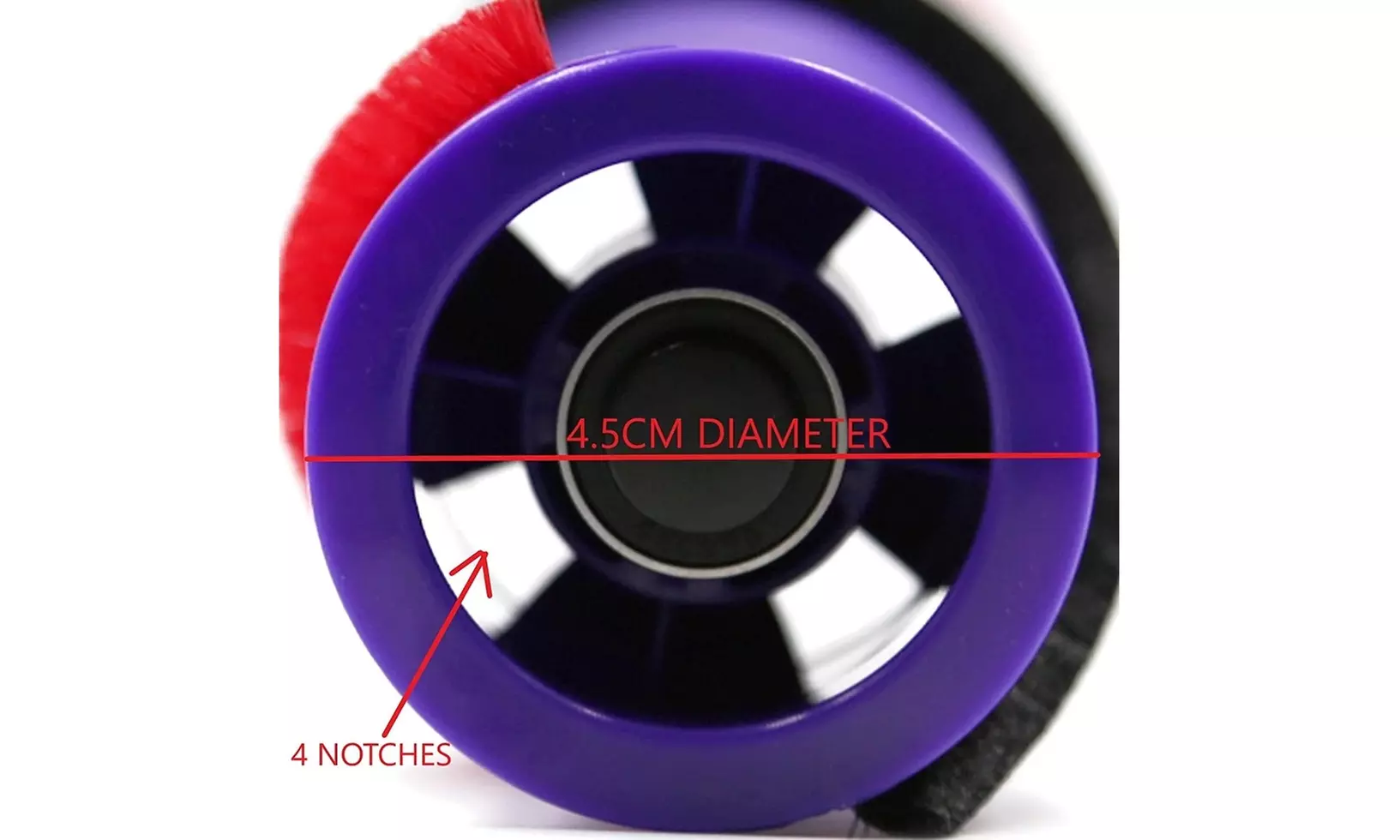 Masterpart Generic Vacuum Cleaner Brush Roll with End Cap Compatible - Primary Image