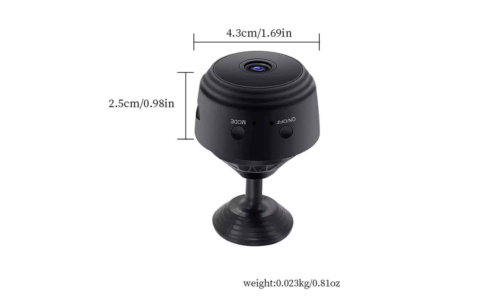 US 1-2 Pc Mini Camera WiFi Home Security Hidden Nanny Cam Audio Live Feed Audio