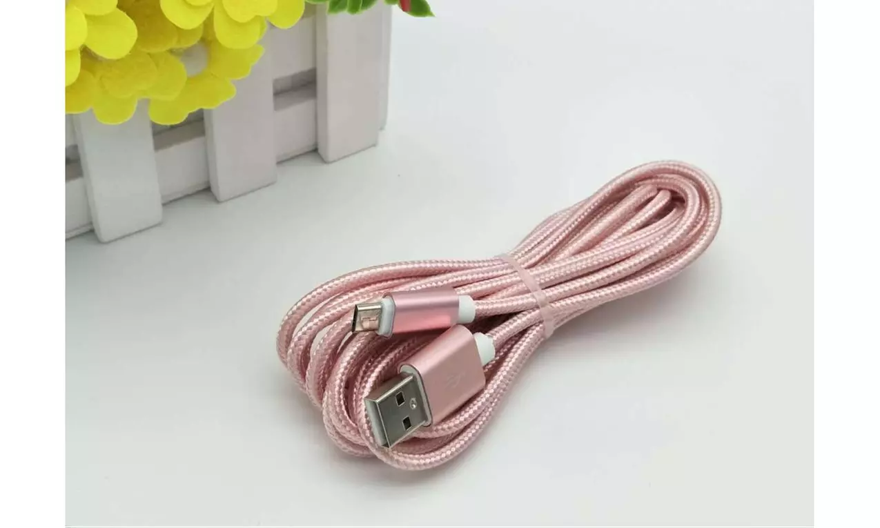 6FT USB Micro USB Data Sync Charger Cord Charging Cable Tablet Phones - Second Medium