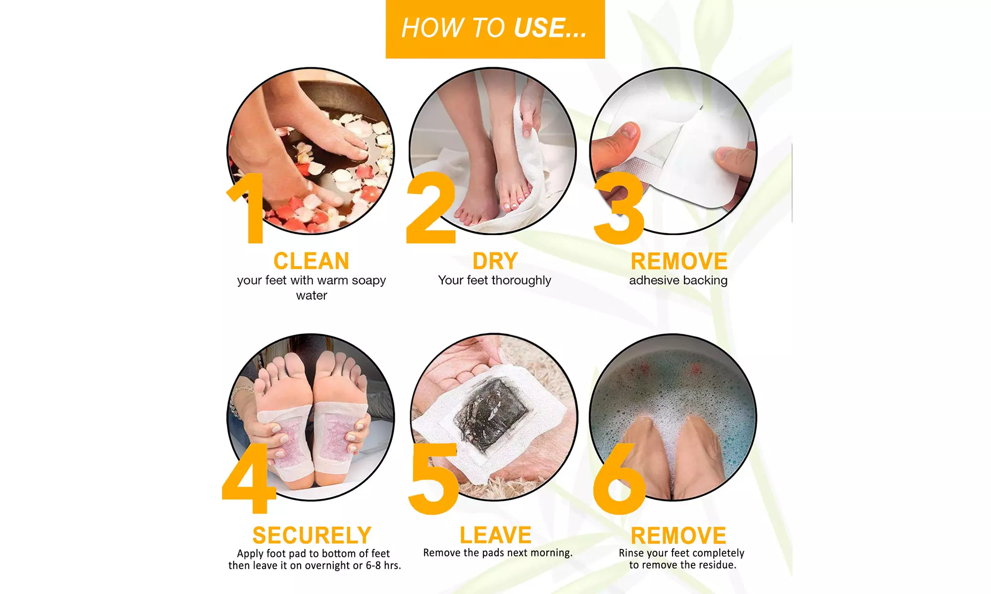 2-in-1 Aroma Detox Foot Patches-20 Pads in 3 Scents-Green Tea, Rose, Lavender - Second Medium