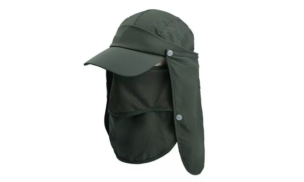 Unisex Outdoor Sun Hat UV Protection with Face Neck Flap Cover - Second Medium