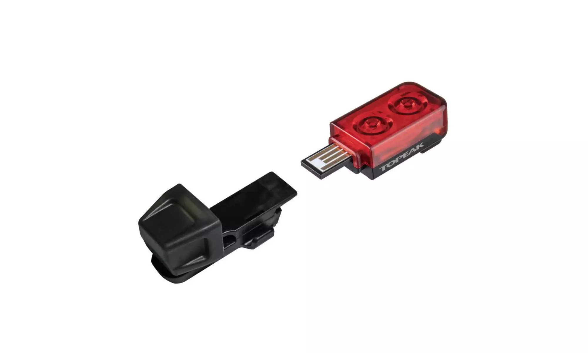 Topeak PowerLux USB Combination Light Set with QuickClick Bike Seat Bag (Medium) - Second Medium