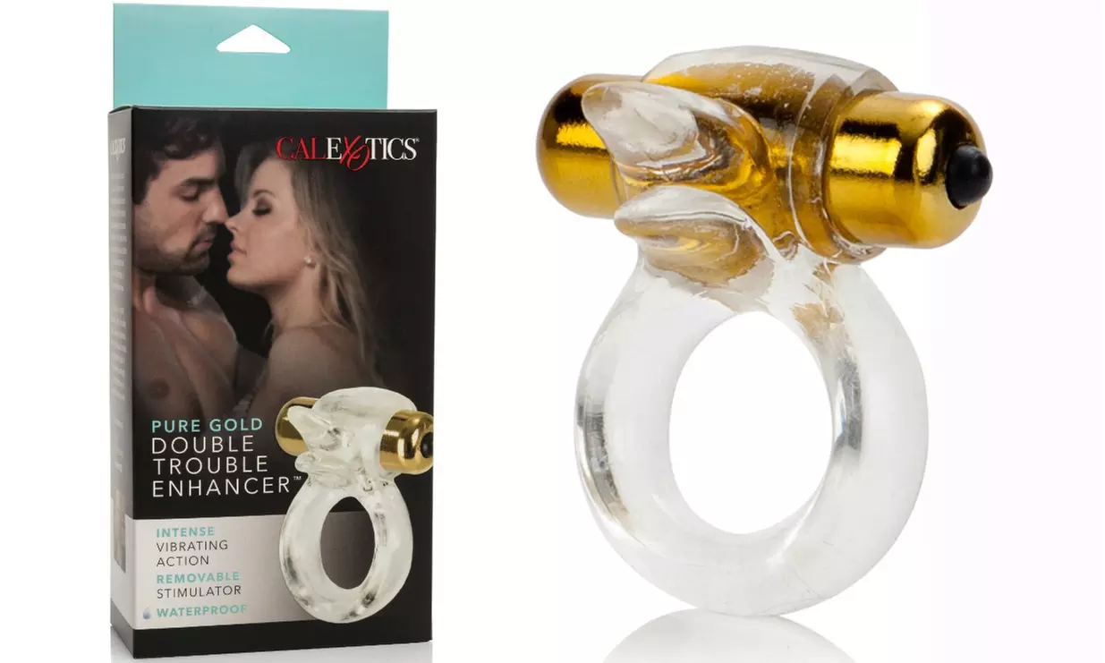Calexotics Pure Gold Double Trouble Enhancer C-Ring - Primary Image