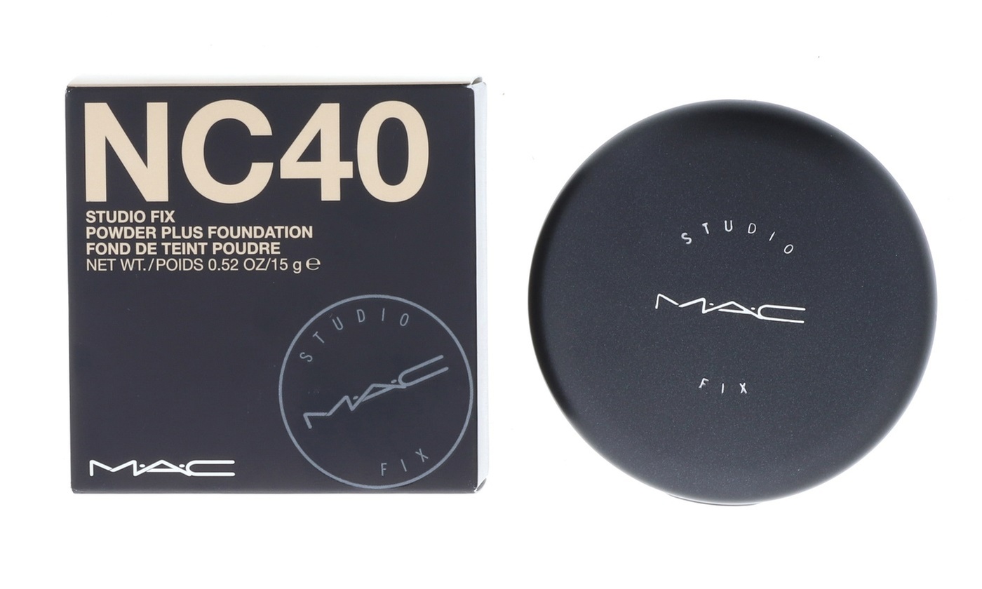 MAC Studio Fix Powder Plus Foundation for Women 0.52 oz Color NC40