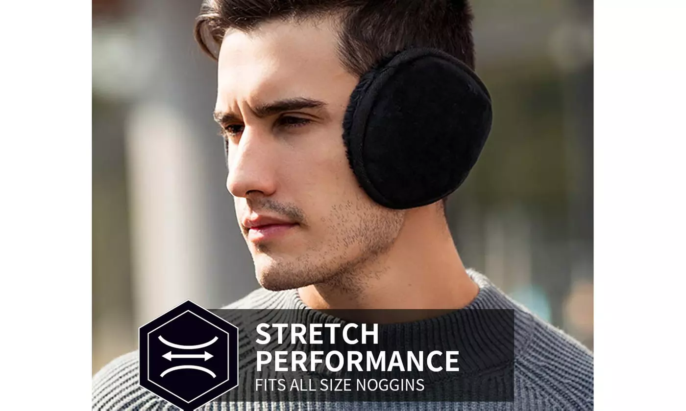 2-6 Pack Winter EarMuffs Unisex Knit Warm Fleece Ear Warmers Cover Outdoor 