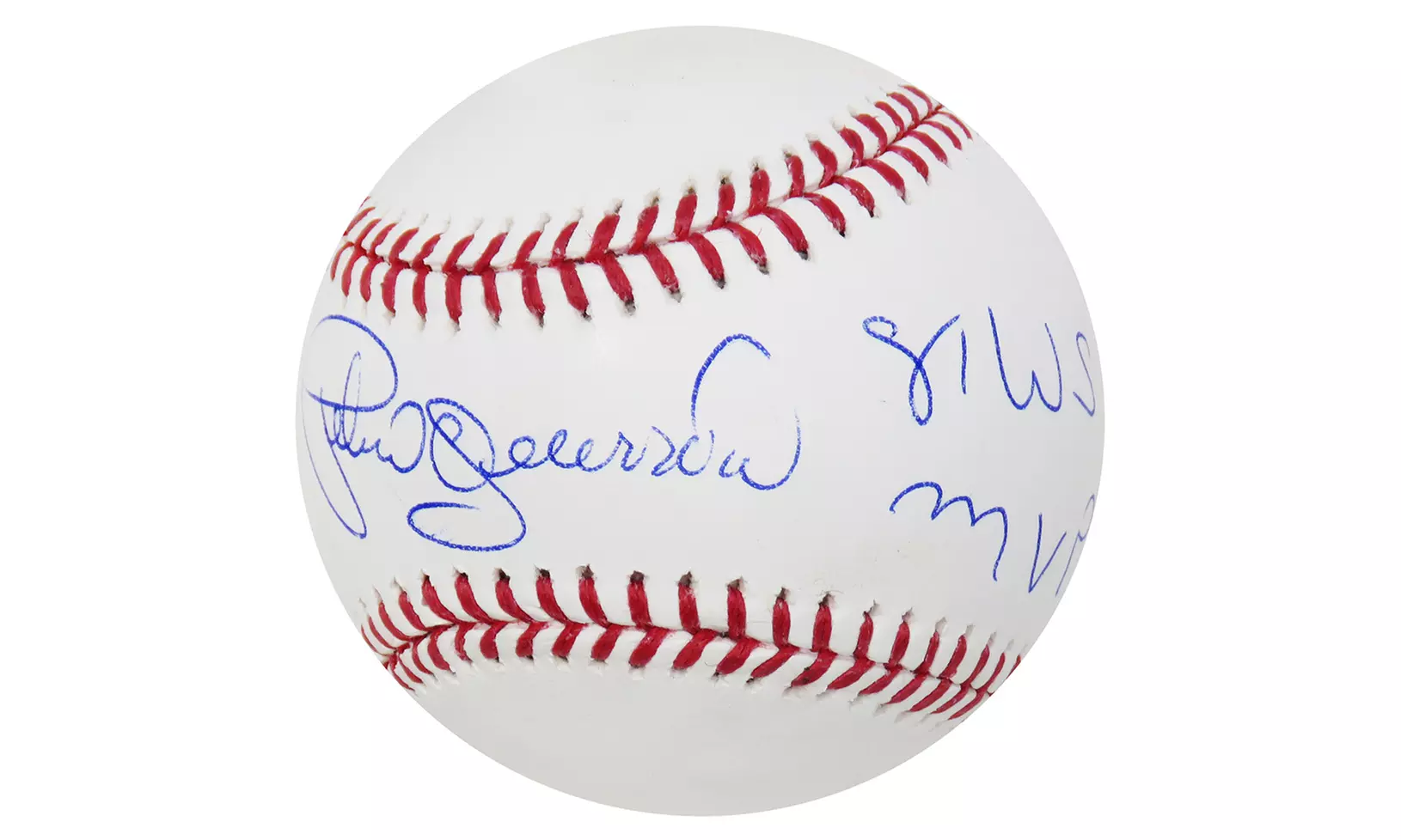 Pedro Guerrero Signed Rawlings Official MLB Baseball w/81 WS MVP - Primary Image