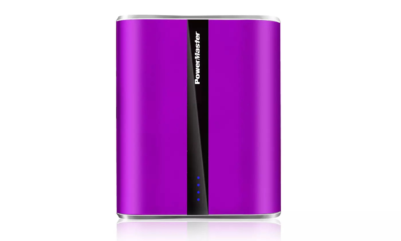 PowerMaster 12,000mAh LED Dual-USB Power Bank