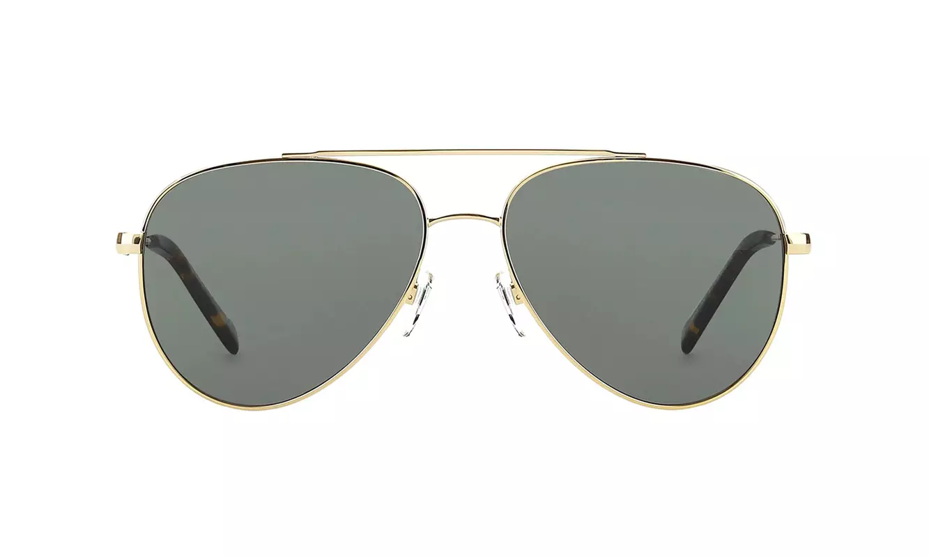 Pierre Cardin Men's Gold-Tone Aviator Sunglasses - PC6864S 0J5G QT - Second Medium