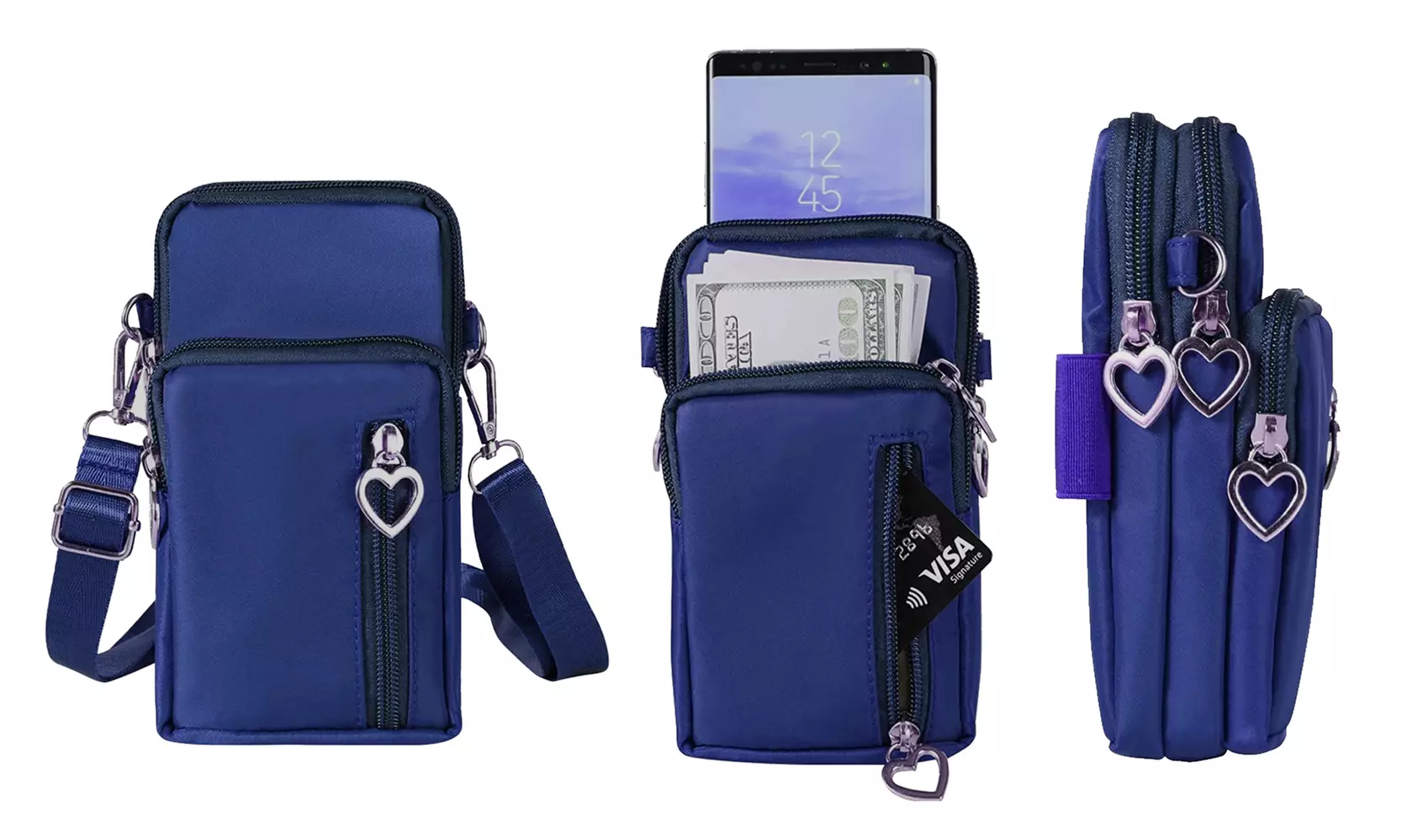 Women's Cell Phone Mini Cross-Body Shoulder Strap Wallet Bag Purse Pouch
