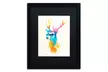 Robert Farkas 'Sunny Stag' Matted Black Framed Art - Second Medium