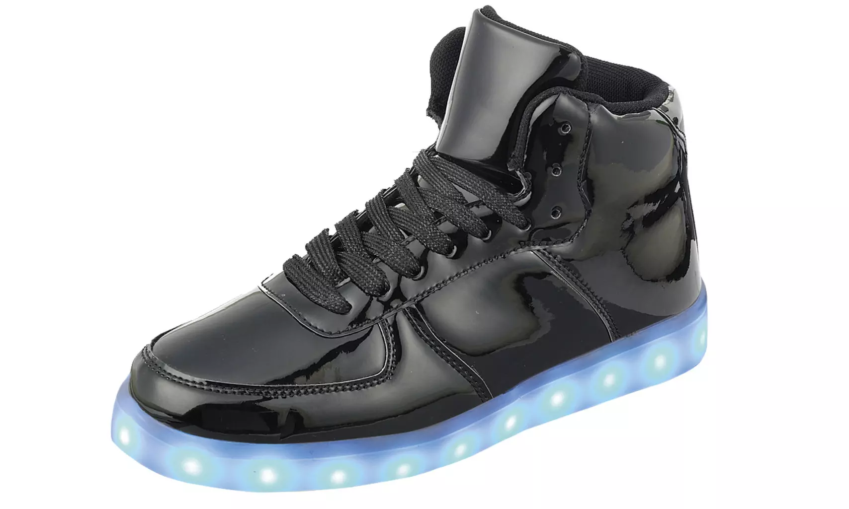 Women 7 Mods Light Up LED Sneakers Ankle Luminous Dance Shoes Casual Boots - Primary Image