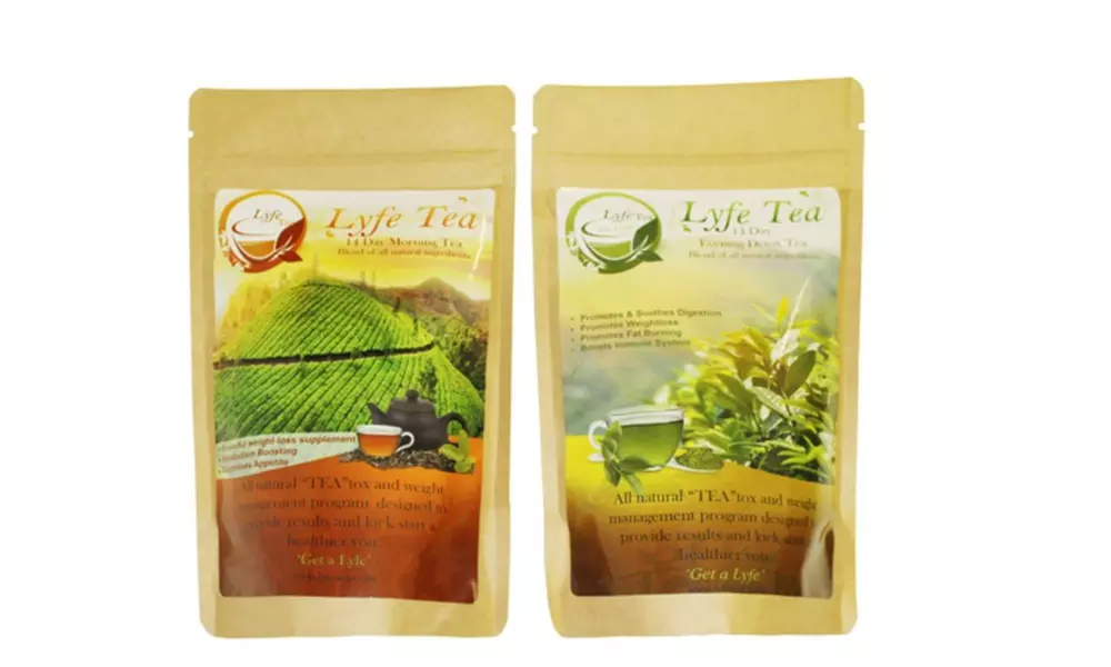 Lyfe Tea Morning and Detox Tea 14-Day Loose-Leaf Teatox - Primary Image