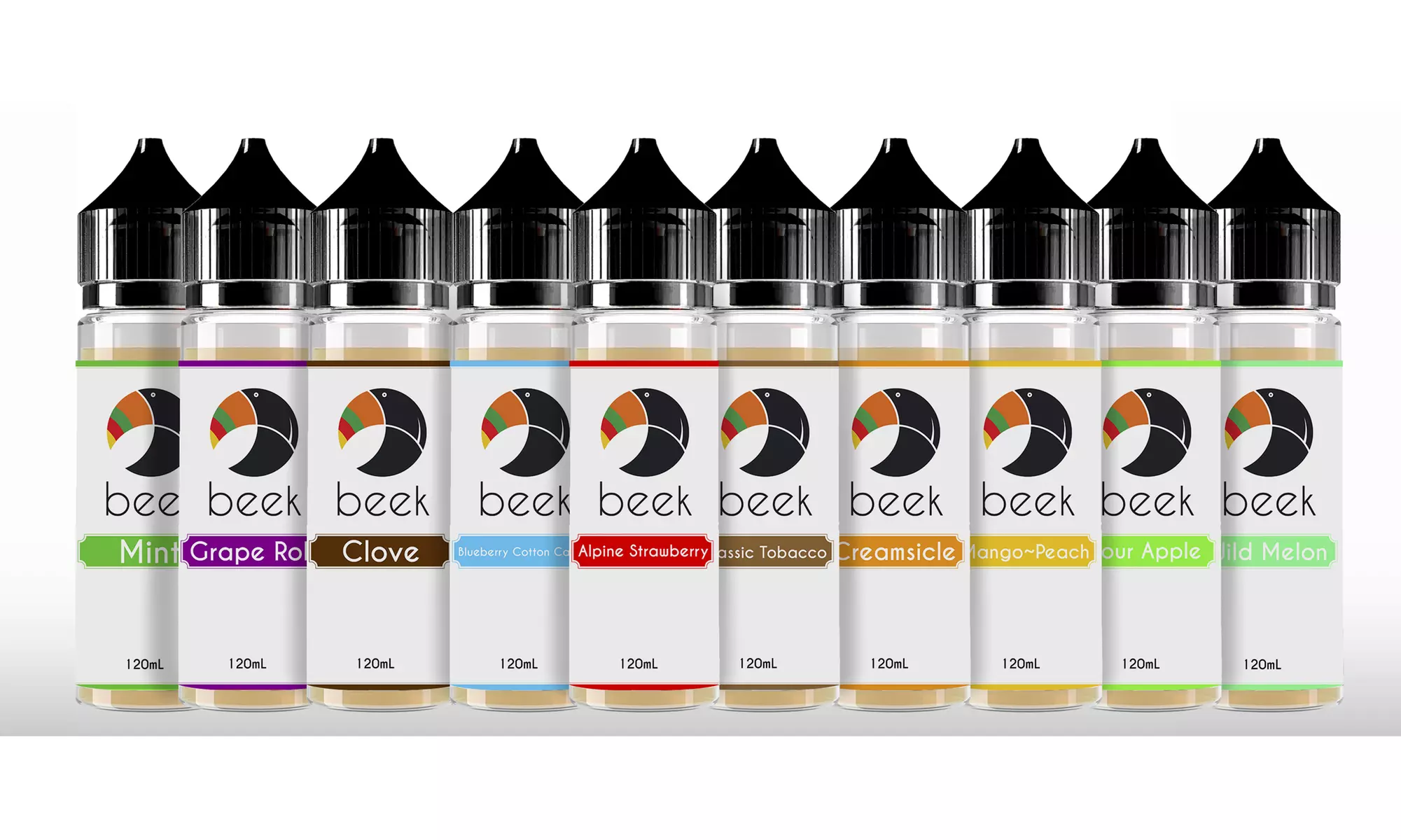 Beek Vape Nic Salts Starter Sample Pack Premium E-liquid E Juice 50mg 35mg 0mg - Primary Image