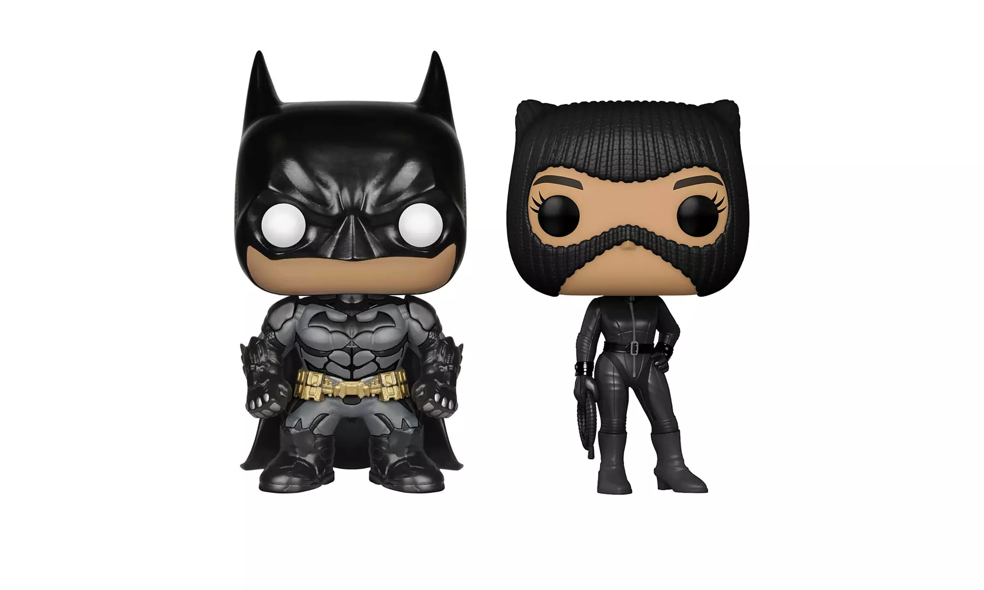 Funko Pop! DC - 2pk Batman Arkam Knight & Selina Kyle - Primary Image